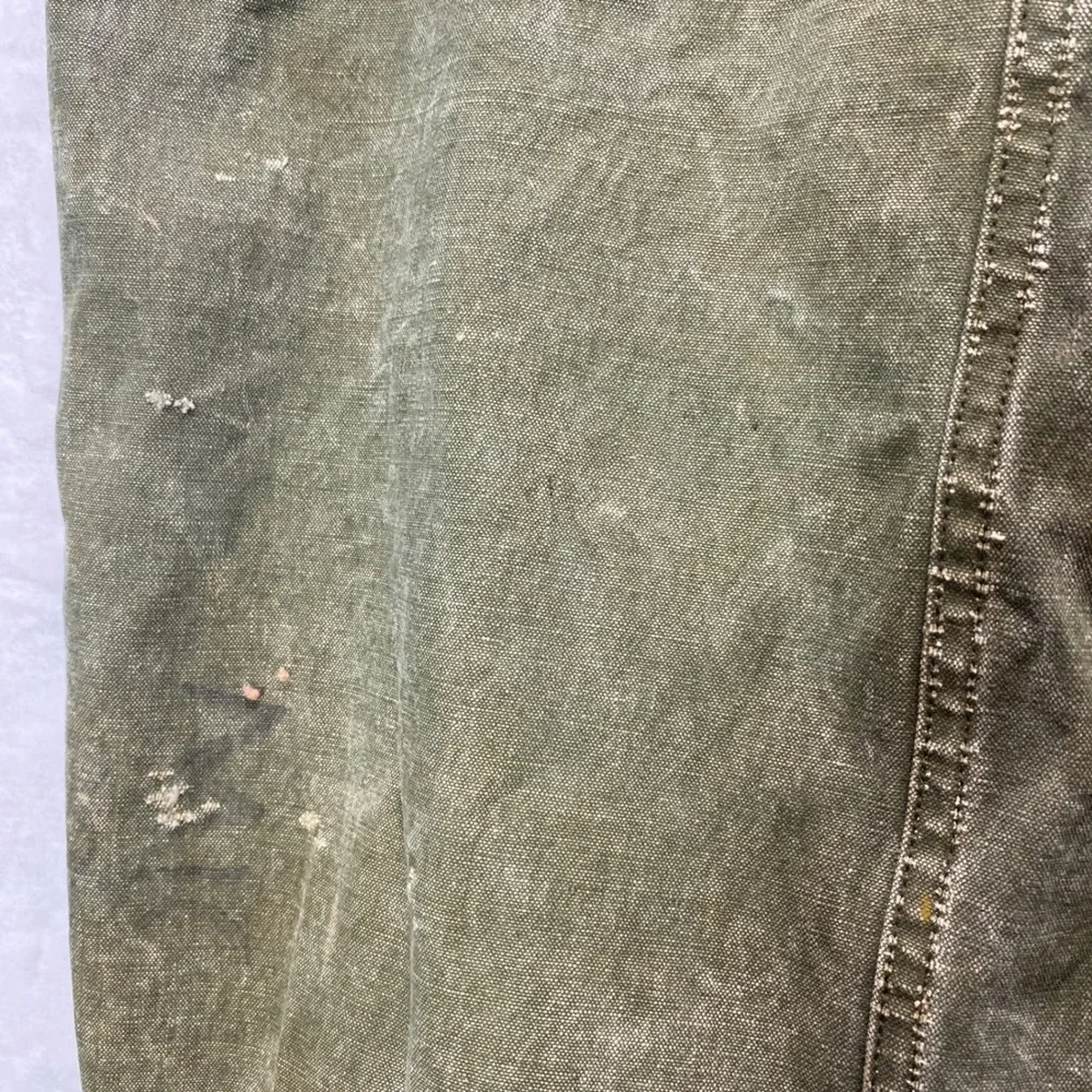 Vintage Olive Green Canvas FieldArmy Duffle Bag